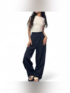 Vintage Navy Blue High Wasited Trousers by Liz Sport/ Liz Claiborne